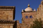 Montanchez wioska w Caceres, Estremadura