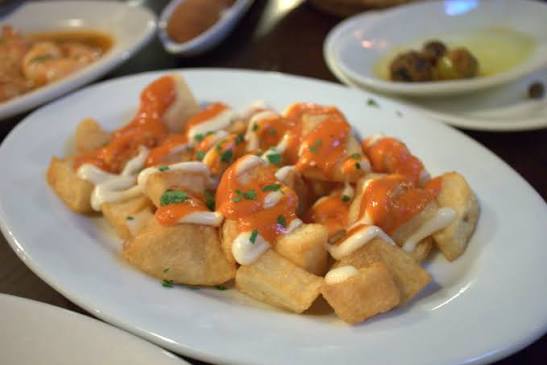 Tapa de patatas bravas