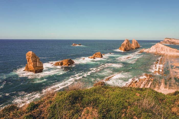 Playa de La Arnía, Cantabria